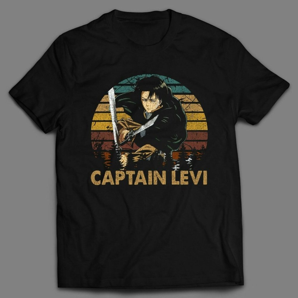 ATTACK ON TITAN CAPTAIN LEVI HIGH QUALITY DISTRESS
